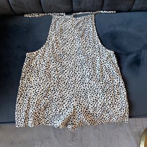 Aerie animal print romper